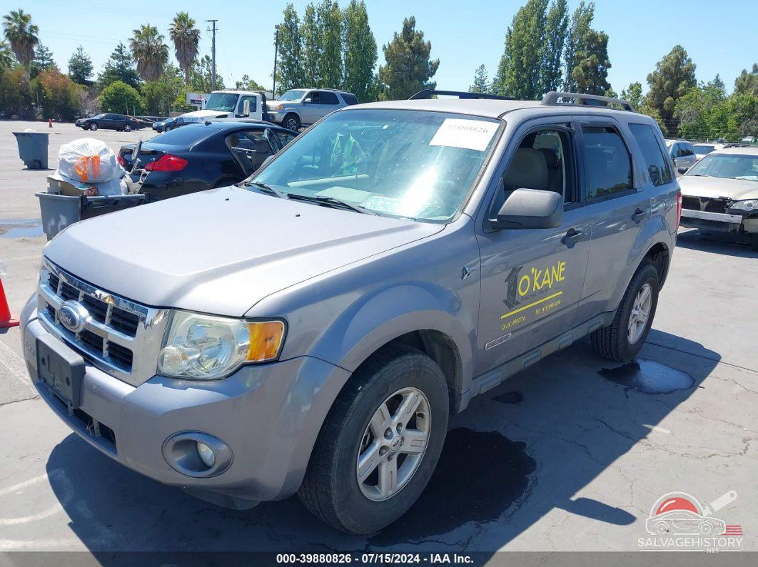 1FMCU49H68KB50157 2008 FORD ESCAPE HYBRID photo no. 2
