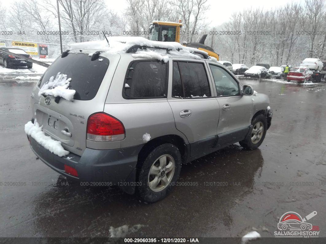 KM8SC73D25U891637 2005 HYUNDAI SANTA FE photo no. 4