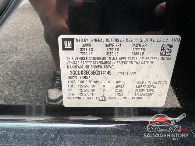 3GCUKSEC6EG314149 2014 CHEVROLET ALL Models photo no. 12