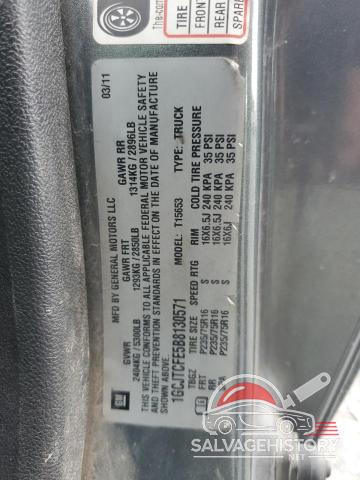 1GCJTCFE5B8130571 2011 CHEVROLET COLORADO photo no. 12