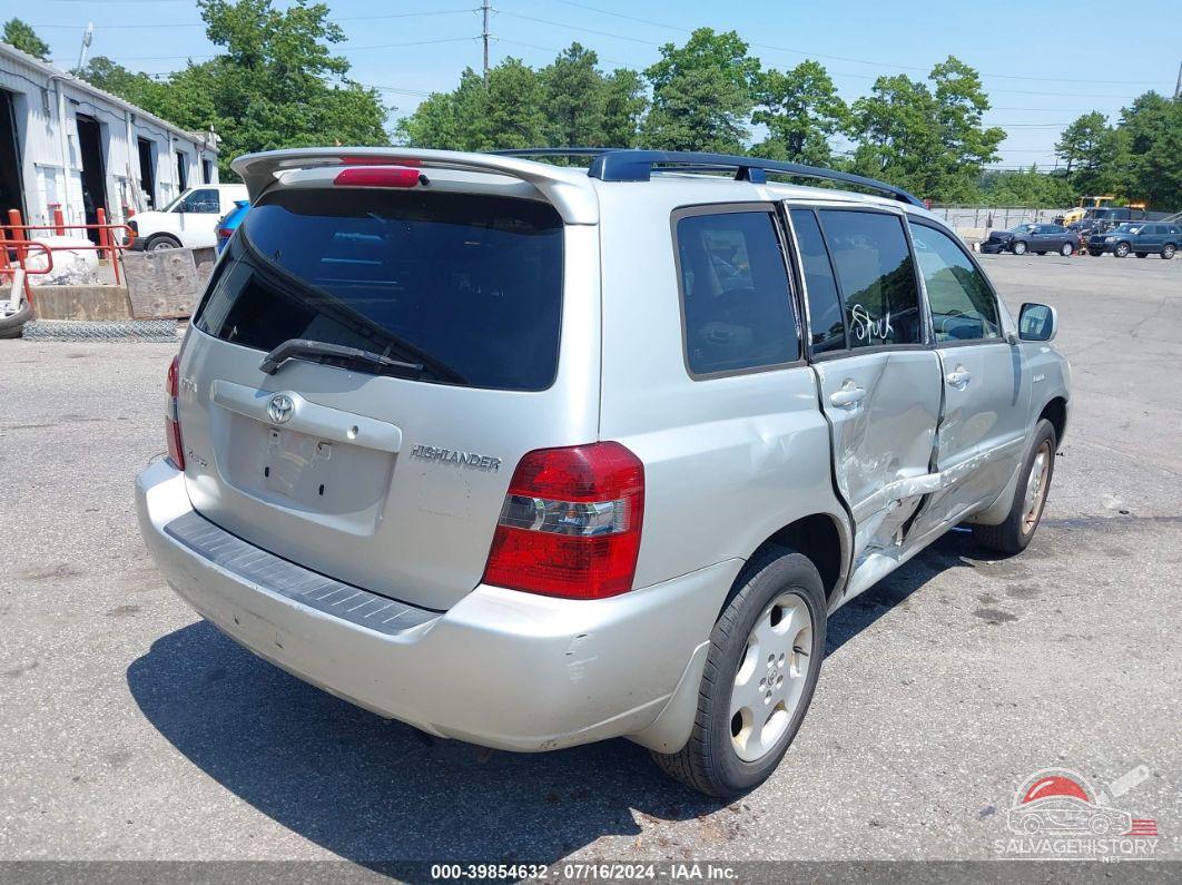 JTEEP21A160152135 2006 TOYOTA HIGHLANDER photo no. 4