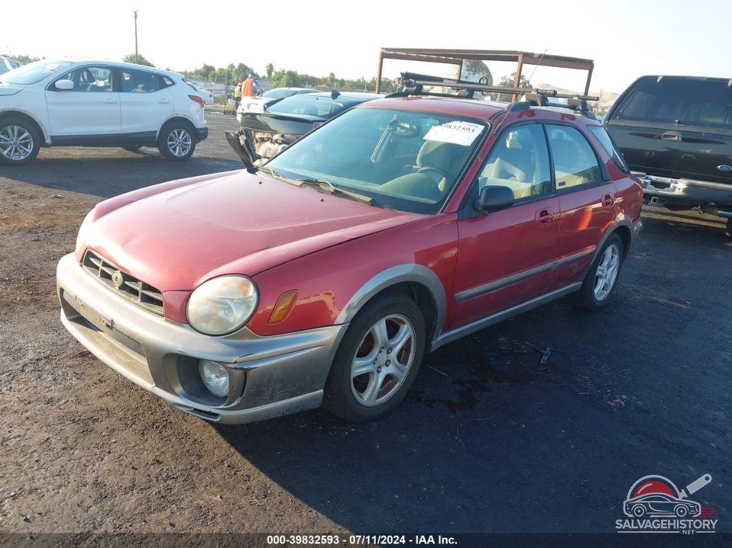 JF1GG68523G805738 2003 SUBARU IMPREZA OUTBACK SPORT photo no. 2