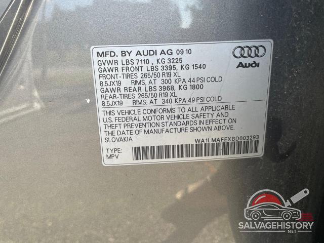 WA1LMAFEXBD003293 2011 AUDI Q7 photo no. 10