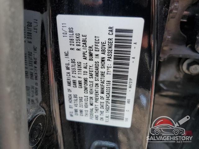 1HGCP3F84CA005158 2012 HONDA ACCORD photo no. 12