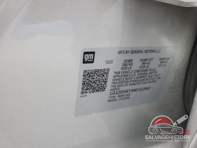 1G1ZD5STXNF122667 2022 CHEVROLET MALIBU photo no. 12