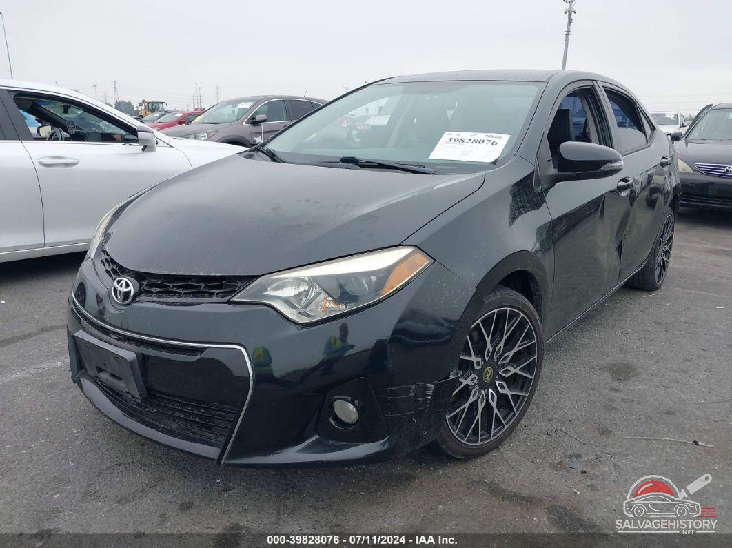 5YFBURHE0FP346369 2015 TOYOTA COROLLA photo no. 2