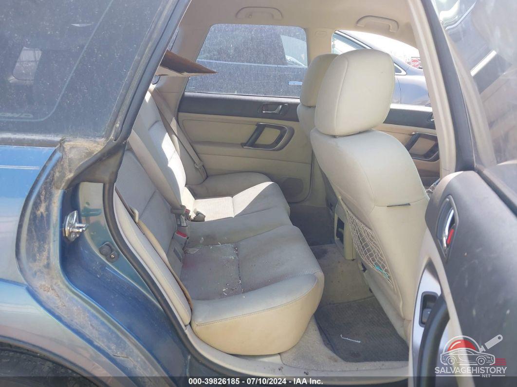 4S4BP61C277332812 2007 SUBARU OUTBACK photo no. 8