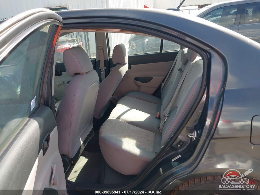 KMHCN4AC8AU459166 2010 HYUNDAI ACCENT photo no. 8