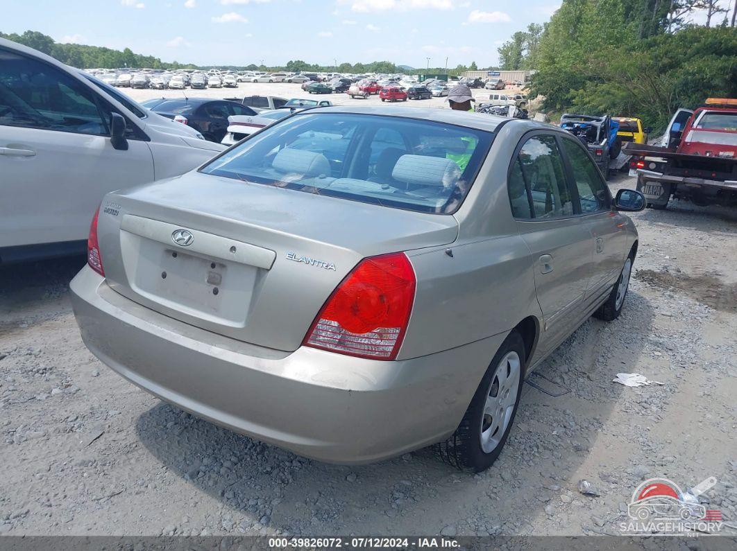 KMHDN46D75U153992 2005 HYUNDAI ELANTRA photo no. 4