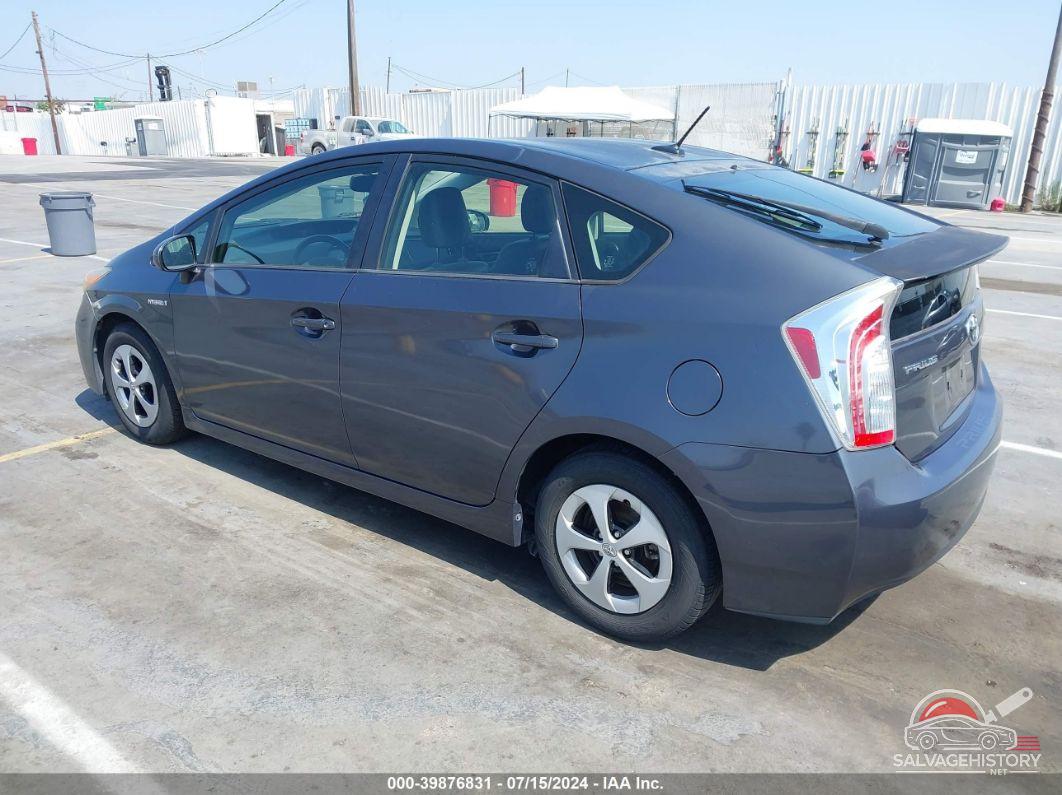 JTDKN3DU2C1606259 2012 TOYOTA PRIUS photo no. 3