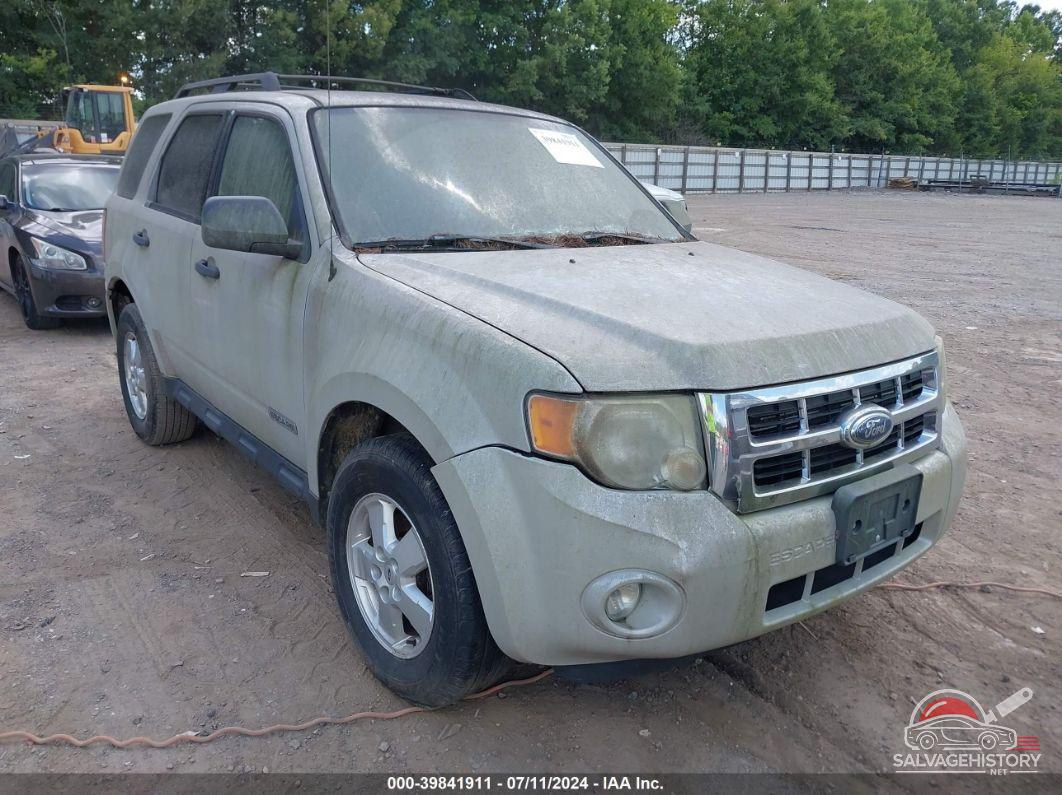 1FMCU03Z88KC60296 2008 FORD ESCAPE photo no. 2