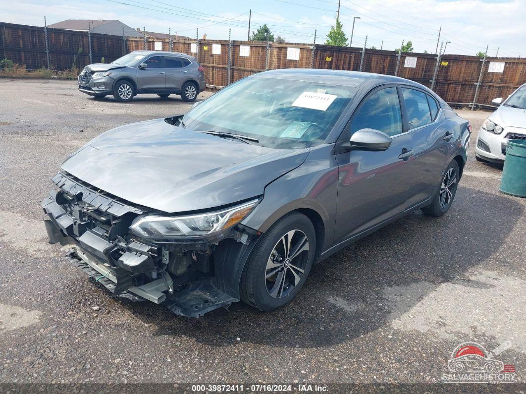3N1AB8CV3MY285375 2021 NISSAN SENTRA photo no. 2