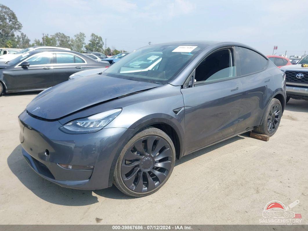 7SAYGDEE3PA051840 2023 TESLA MODEL Y photo no. 2