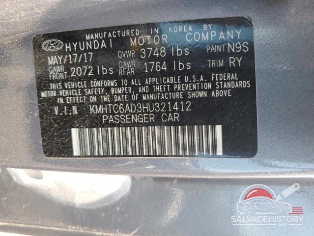 KMHTC6AD3HU321412 2017 HYUNDAI VELOSTER photo no. 12