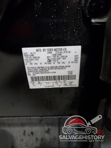 1FM5K7B87EGA11759 2014 FORD EXPLORER photo no. 12