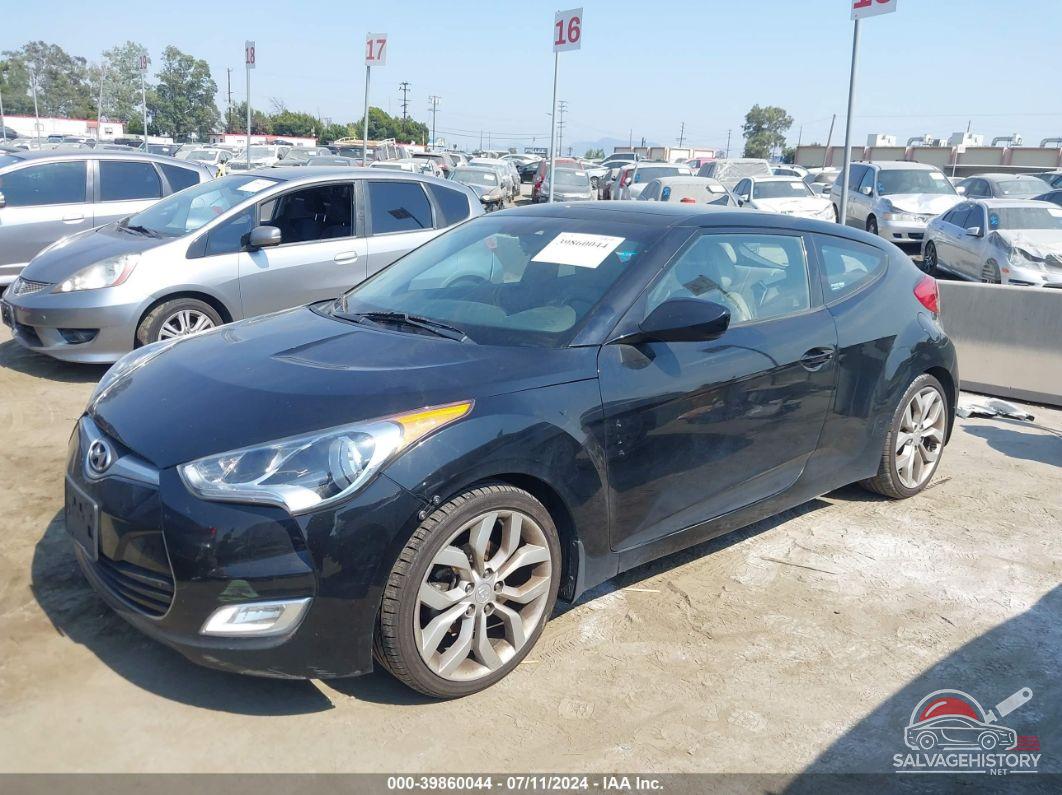 KMHTC6AD5DU102932 2013 HYUNDAI VELOSTER photo no. 2