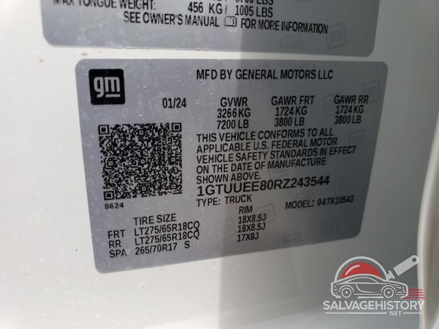 1GTUUEE80RZ243544 2024 GMC SIERRA photo no. 12