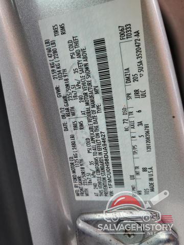 1FMCU0H98DUA94627 2013 FORD ESCAPE photo no. 13