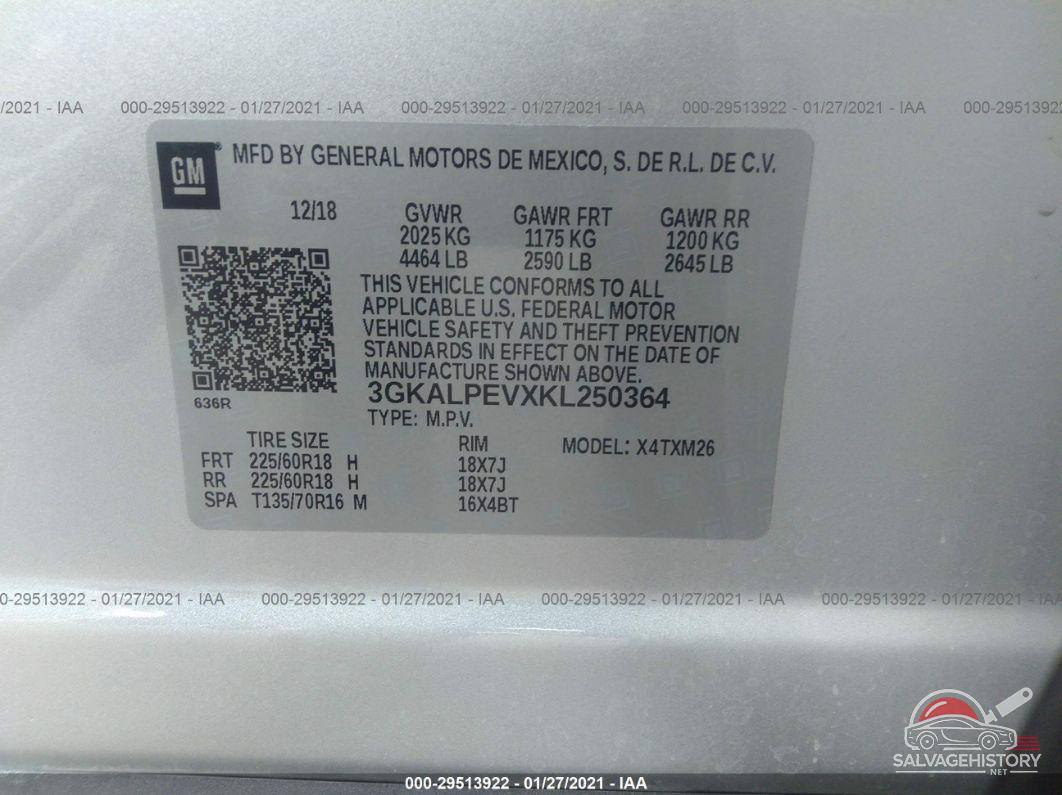 3GKALPEVXKL250364 2019 GMC TERRAIN photo no. 9