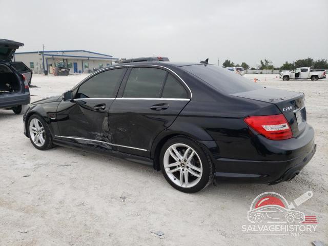 WDDGF4HB2CA606138 2012 MERCEDES-BENZ C-CLASS photo no. 2