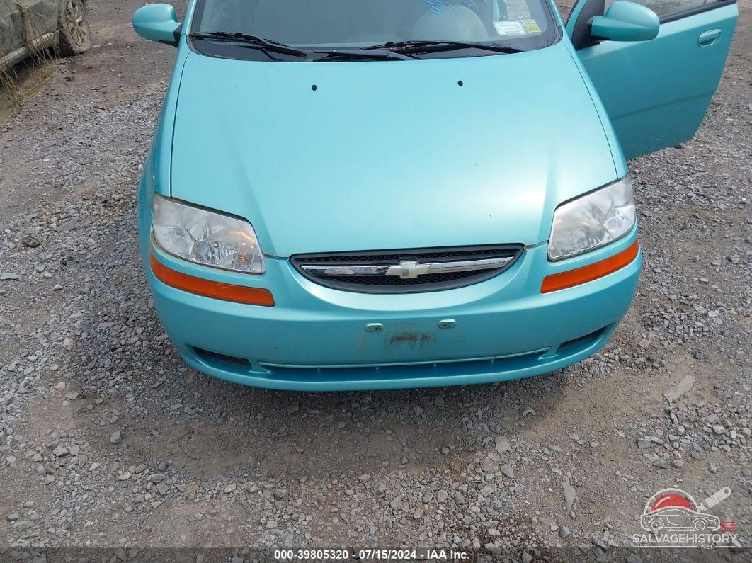KL1TD52645B469000 2005 CHEVROLET AVEO photo no. 6