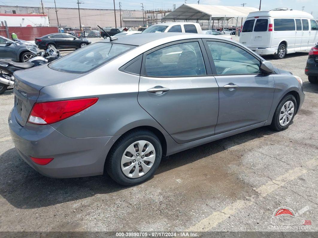 KMHCT4AE7GU999558 2016 HYUNDAI ACCENT photo no. 4