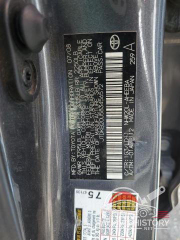 JTDKB20U583456572 2008 TOYOTA PRIUS photo no. 12