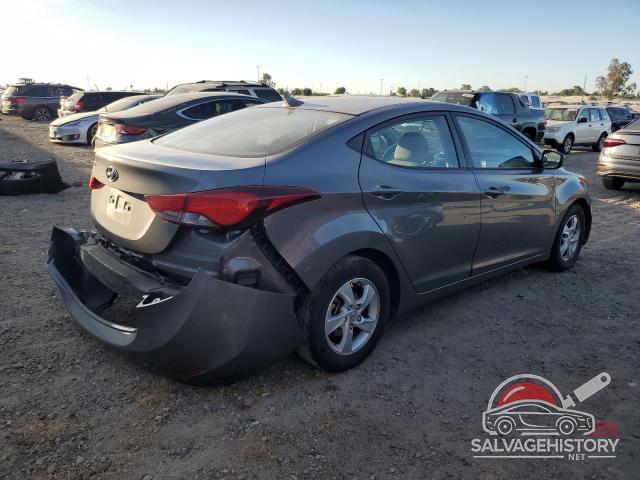 5NPDH4AE5EH511449 2014 HYUNDAI ELANTRA photo no. 3