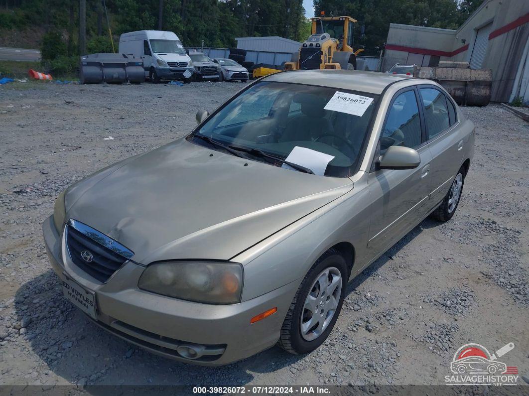 KMHDN46D75U153992 2005 HYUNDAI ELANTRA photo no. 2