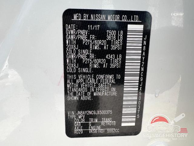 JN8AY2NC9JX500375 2018 NISSAN ARMADA photo no. 15