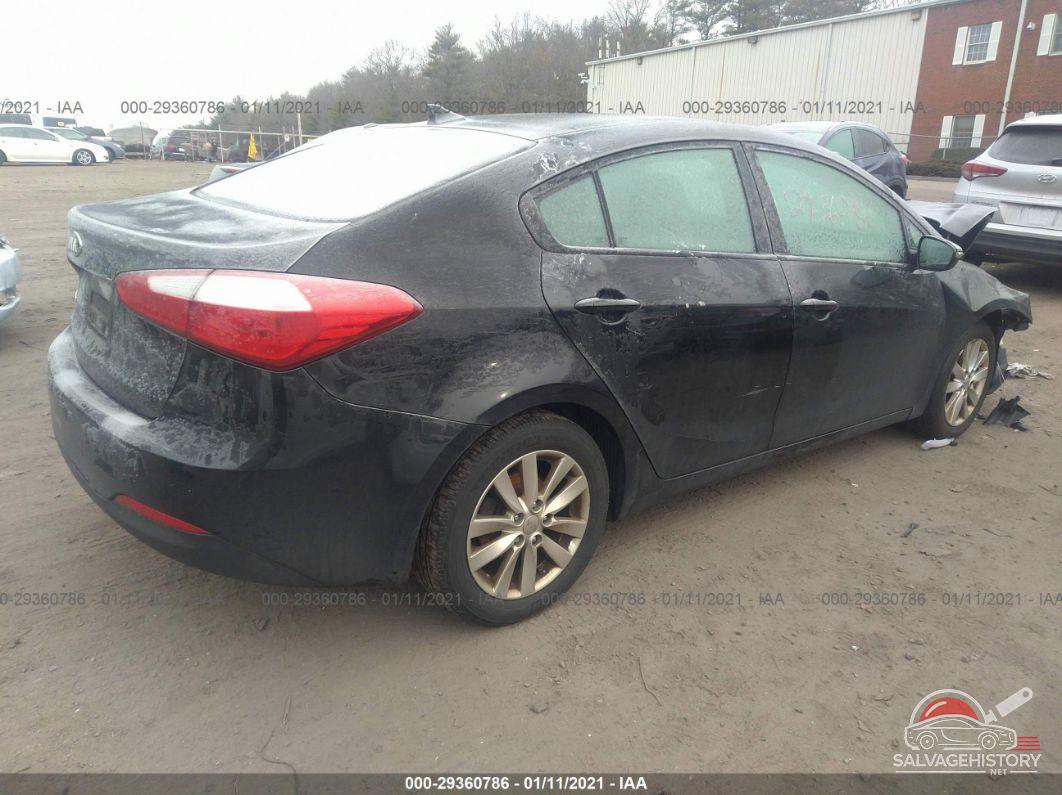 KNAFX4A69E5164662 2014 KIA FORTE photo no. 4
