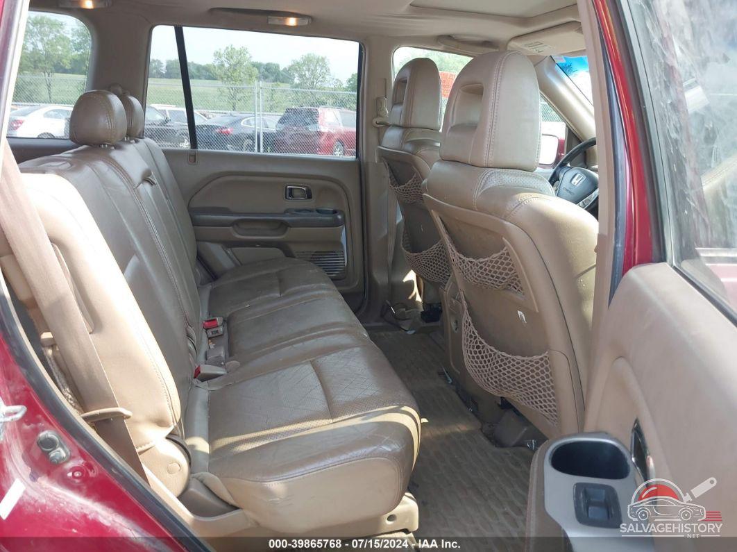2HKYF185X5H571075 2005 HONDA PILOT photo no. 8