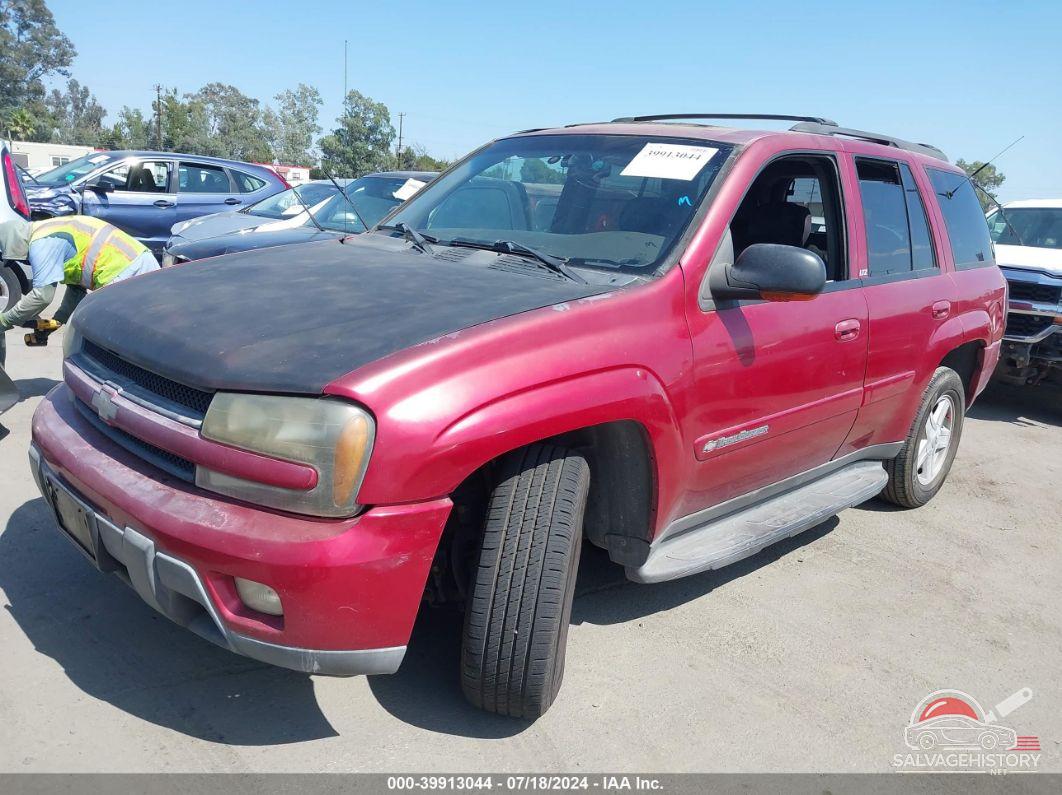 1GNDS13SX22127402 2002 CHEVROLET TRAILBLAZER photo no. 2