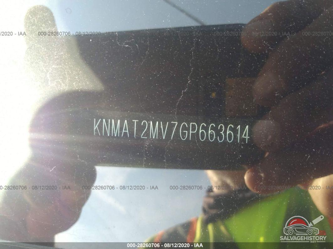 KNMAT2MV7GP663614 2016 NISSAN ROGUE photo no. 9