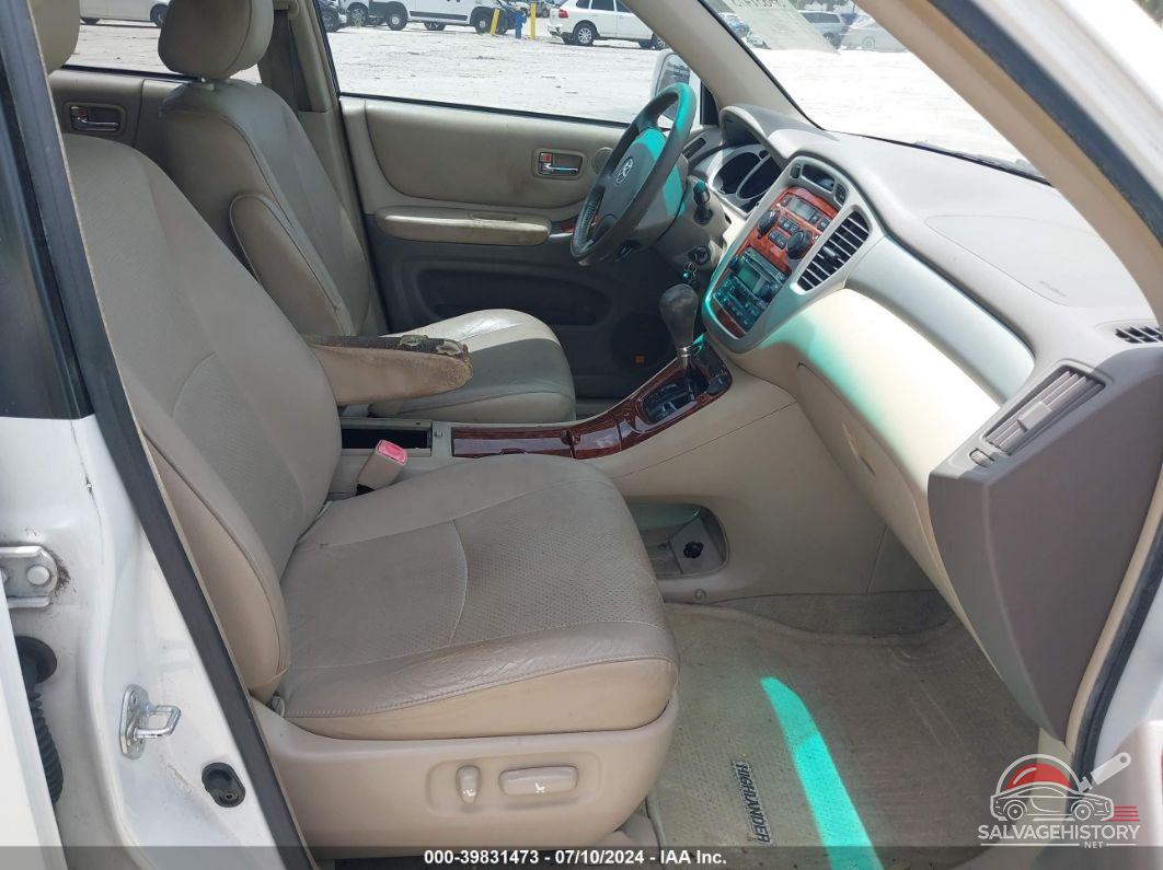 JTEDP21A150070559 2005 TOYOTA HIGHLANDER photo no. 5