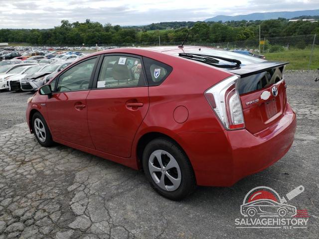 JTDKN3DU4D0346549 2013 TOYOTA PRIUS photo no. 2