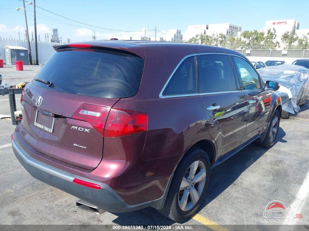 2HNYD2H28AH516817 2010 ACURA MDX photo no. 4