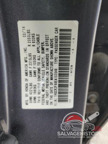 1HGCR2F88EA153546 2014 HONDA ACCORD EXL photo no. 13