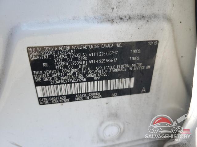 2T3WFREV7FW231256 2015 TOYOTA RAV4 photo no. 13