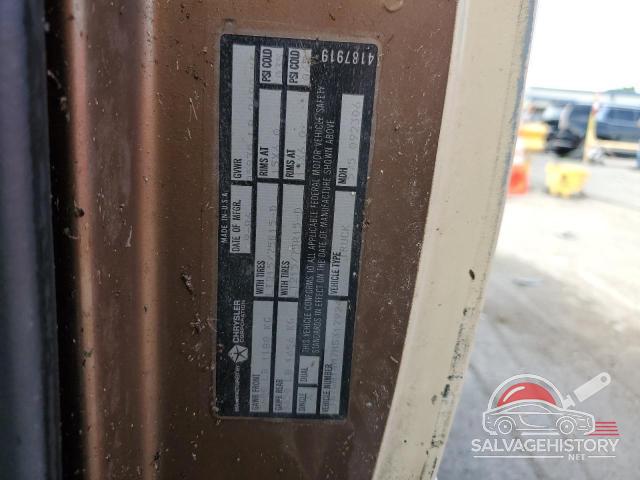 1B7GN14M7HS317924 1987 DODGE All Models photo no. 12
