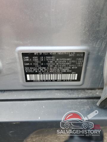 4S4BRCCC1D3259974 2013 SUBARU OUTBACK photo no. 12