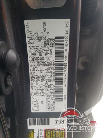 3TMJU4GN7DM150322 2013 TOYOTA TACOMA photo no. 12