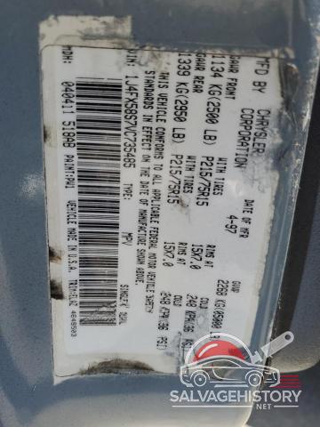 1J4FX58S7VC735485 1997 JEEP GRAND CHER photo no. 13