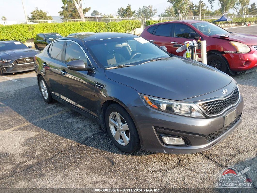 KNAGM4A75F5646651 2015 KIA OPTIMA LX photo no. 2
