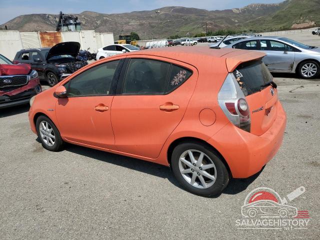 JTDKDTB39C1014936 2012 TOYOTA PRIUS photo no. 2