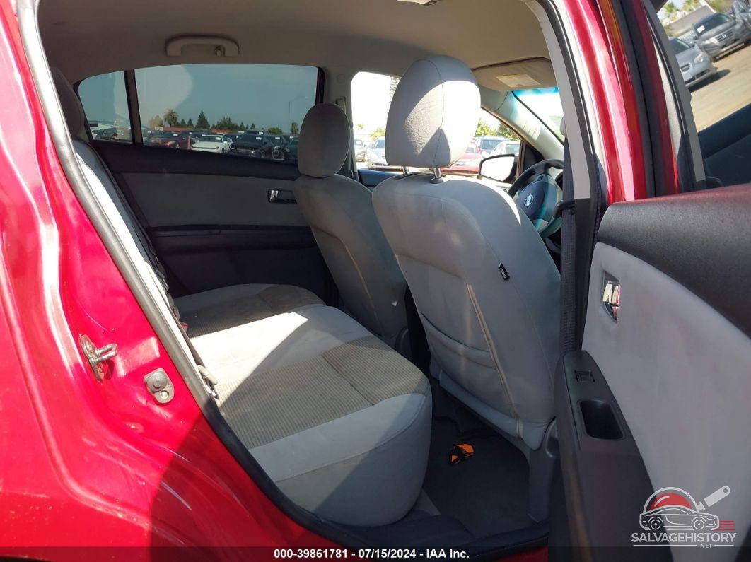 3N1AB6AP3CL753156 2012 NISSAN SENTRA photo no. 8