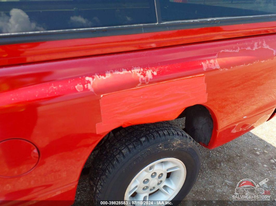 1B7GL22X2WS743333 1998 DODGE DAKOTA photo no. 6