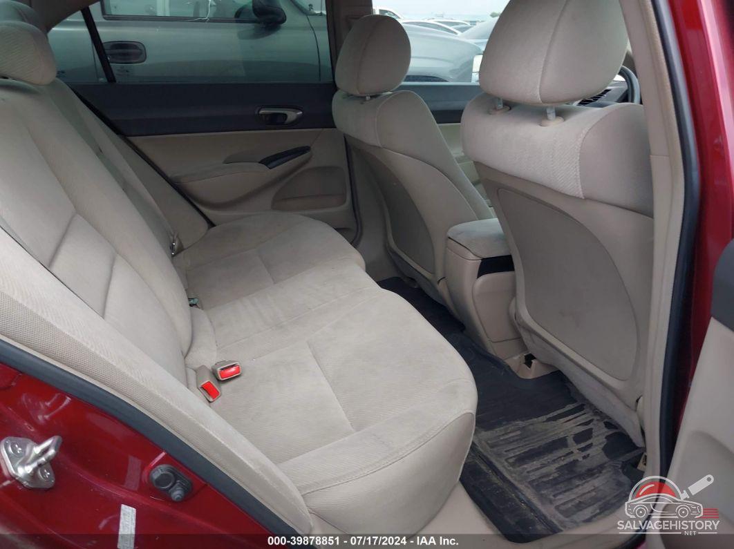 19XFA16529E031058 2009 HONDA CIVIC photo no. 8