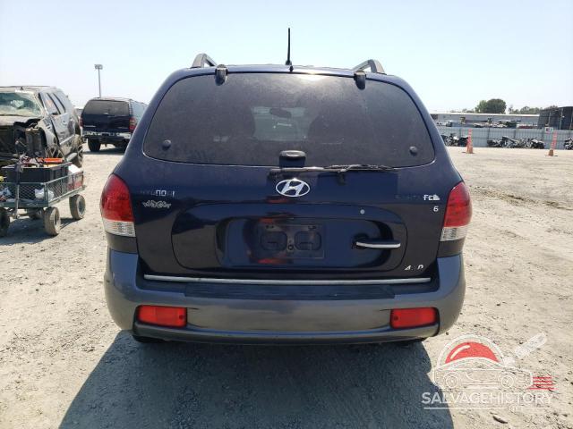 KM8SC73D75U968695 2005 HYUNDAI SANTA FE photo no. 6