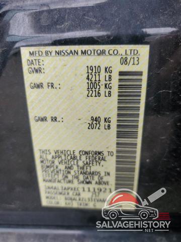 1N4AL3APXEC111921 2014 NISSAN ALTIMA photo no. 12